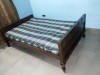 Single wood bed